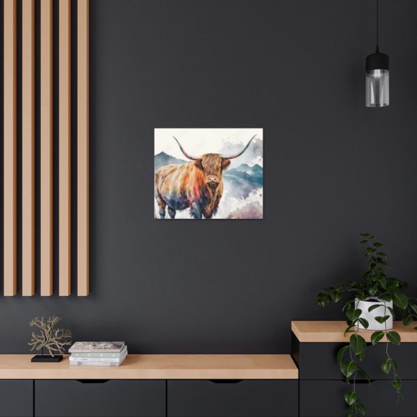 Farmhouse Adorable Cow Canvas | Farmhouse Decor Wall Decor | Cow Pictures Canvas Print - Image 6