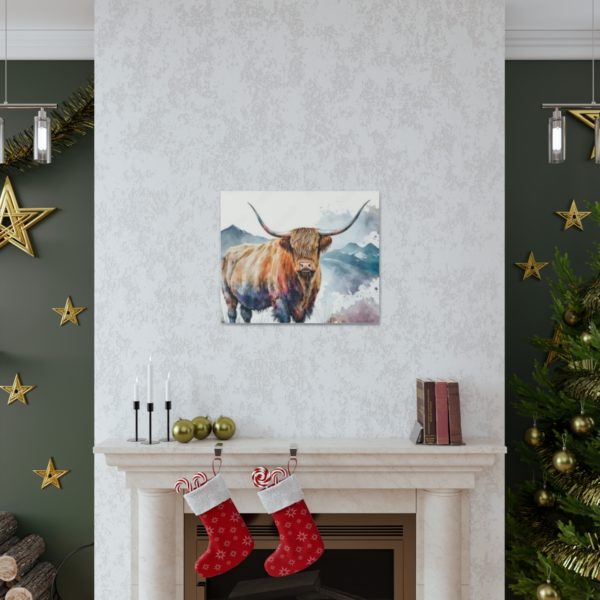 Farmhouse Adorable Cow Canvas | Farmhouse Decor Wall Decor | Cow Pictures Canvas Print - Image 7